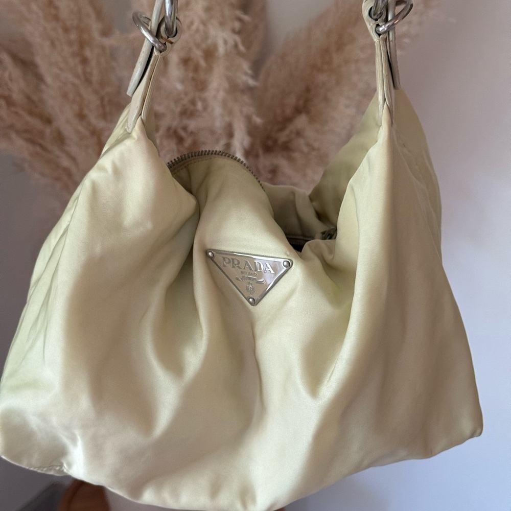 Prada Light Yellow Shoulder Bag